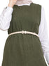 Cedar Linen Sleeveless Dress - Khotwh